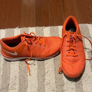 Nike Men's free 5.0 Orange Athletic Shoes